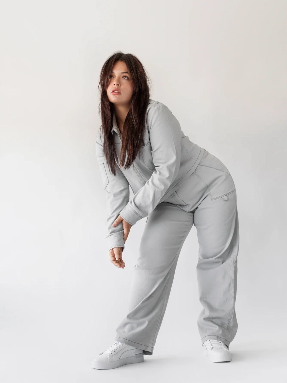 Cargo jean grey NOBLE- Womens